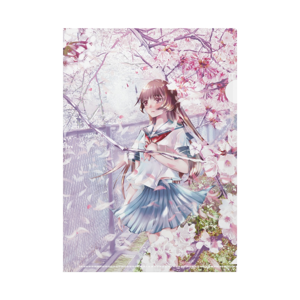 桜の季節のクリアファイル