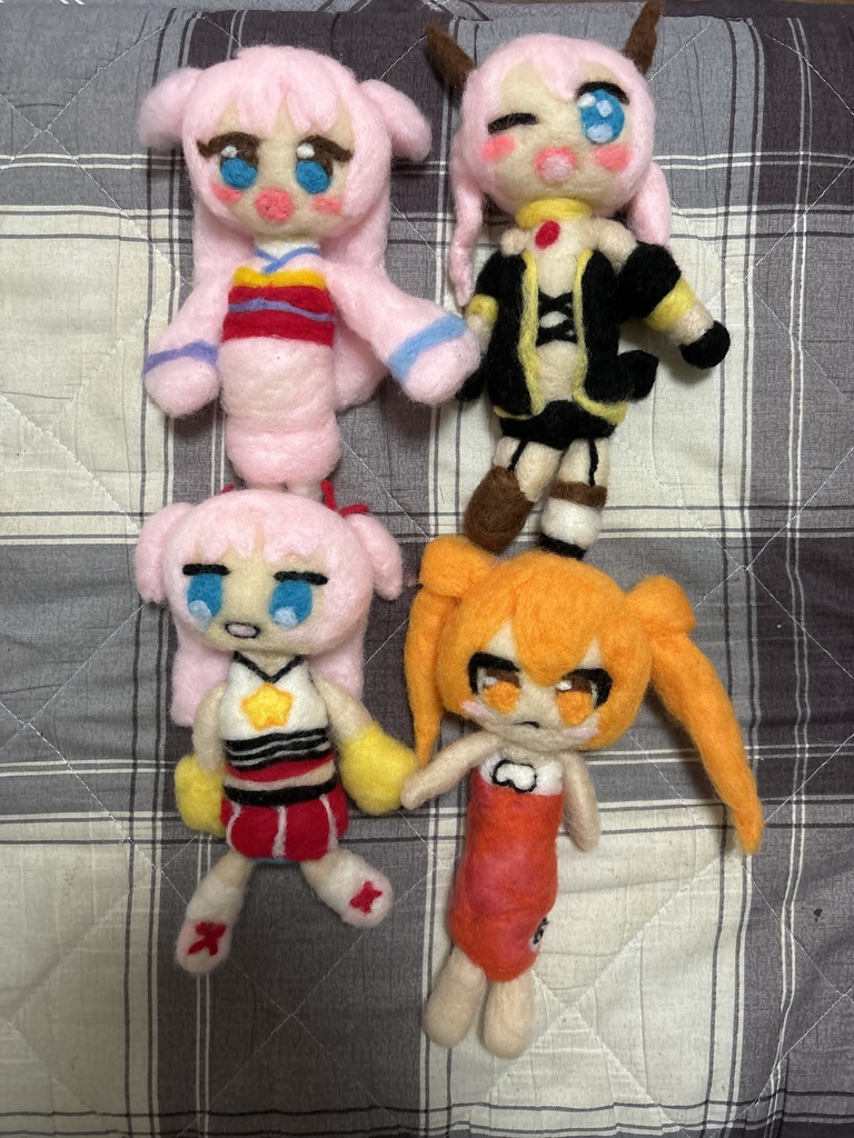 ひめゴト　さしぐるみ　4体セット
