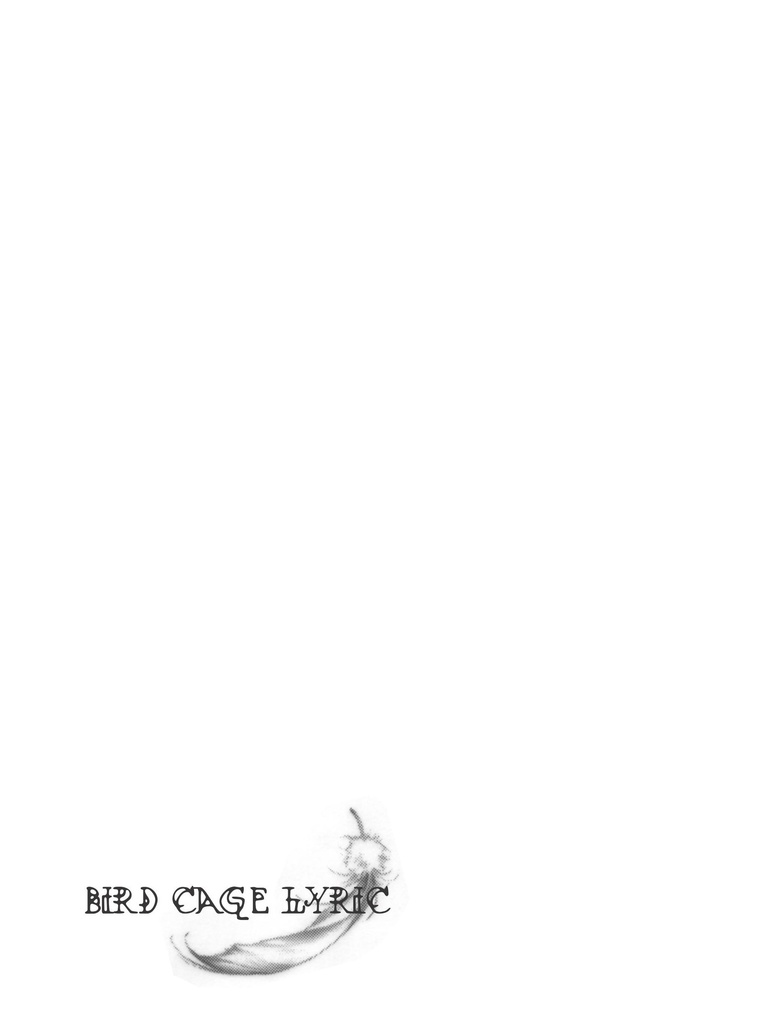 Birdcage Lyric