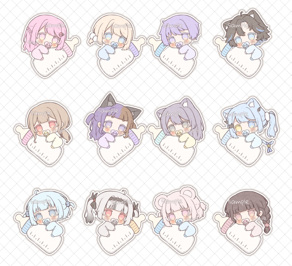 ちまっとベビー量産イラスト