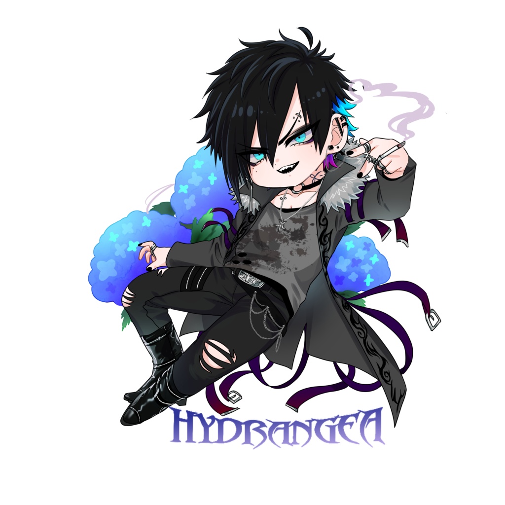 HYDRANGEA_桐ヶ谷京馬アクリルキーホルダー