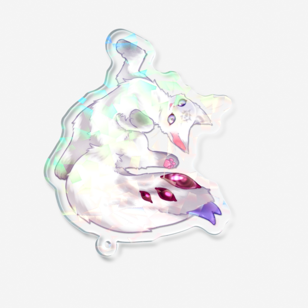 ▼猫はくゑんが現れた!ホログラムアクキー