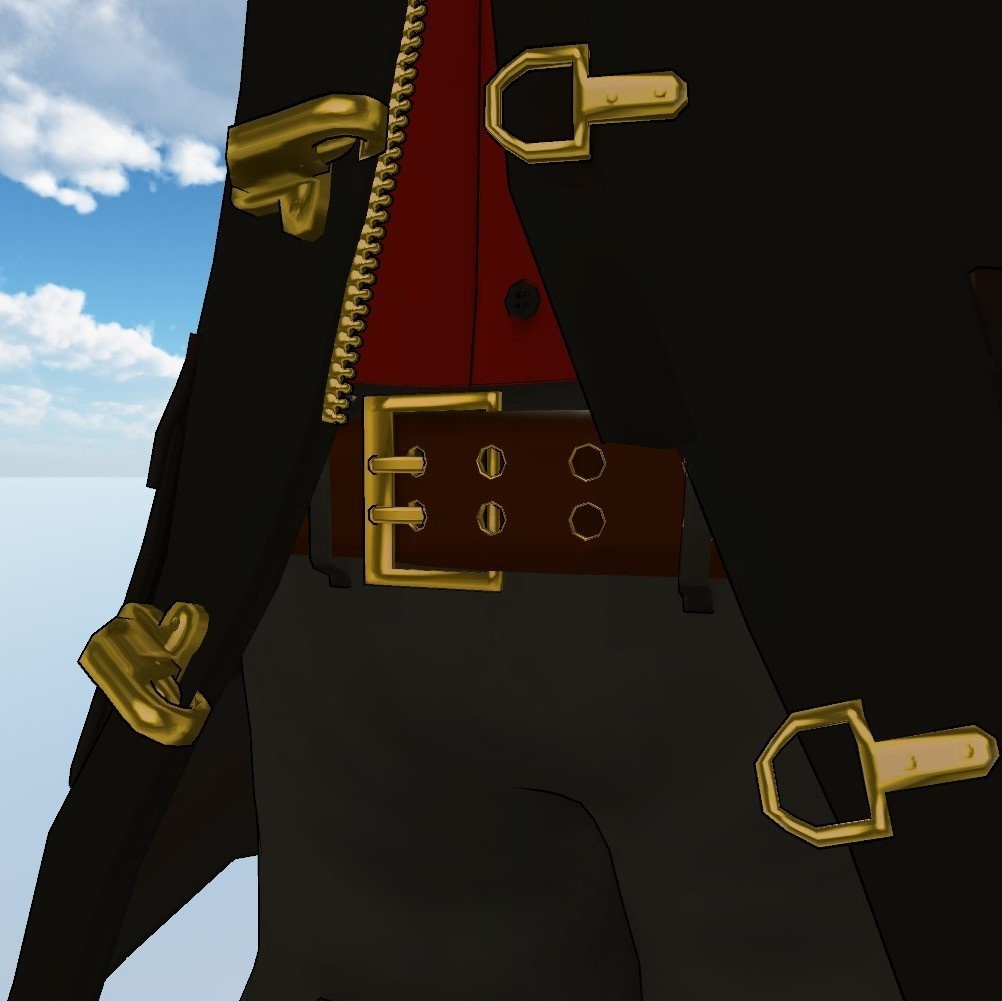 【CC0】コート+素体【3Dモデル】