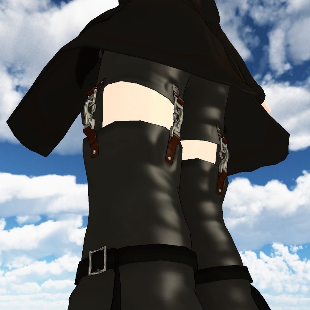 【CC0】コート+素体【3Dモデル】