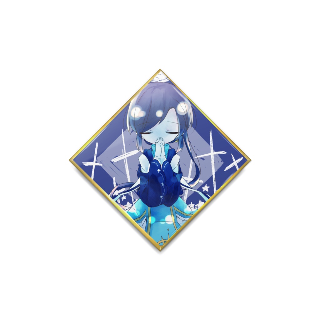 こはくんバッジ