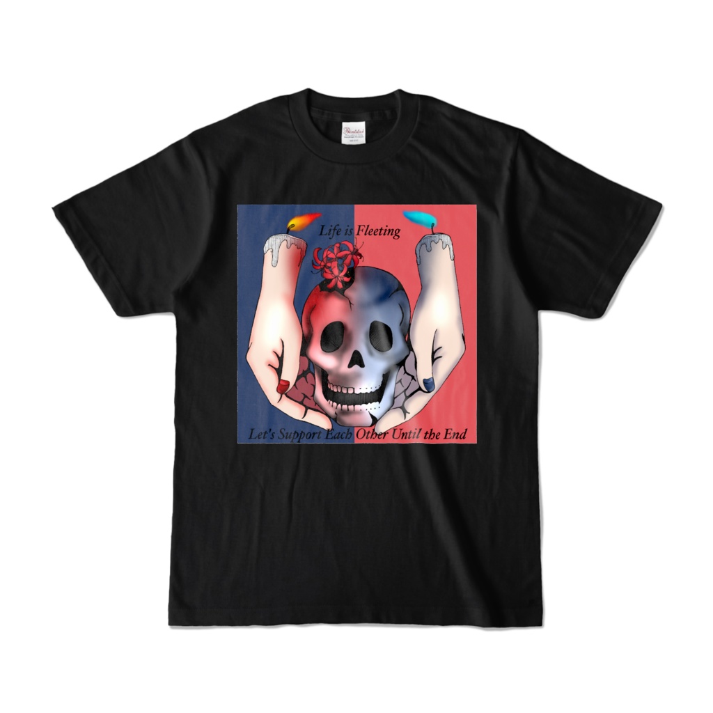 手向けられた彼岸花 半袖Tシャツ