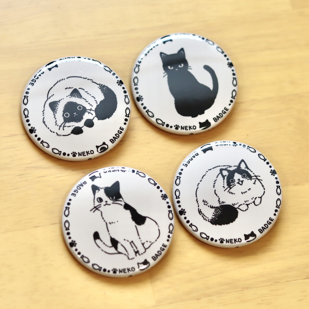 ねこバッジC