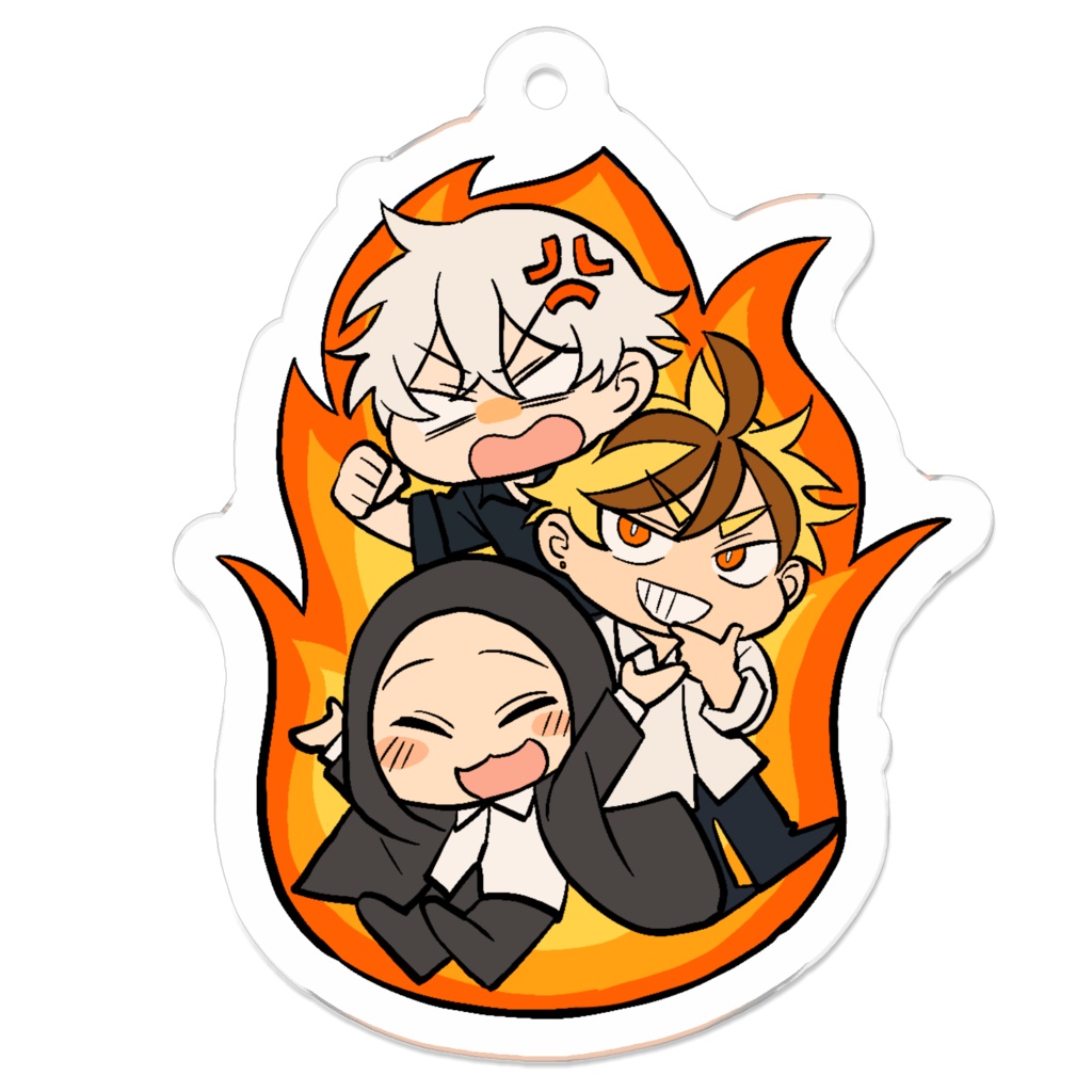 火エレメントアクリルキーホルダー♈️♌️♐️