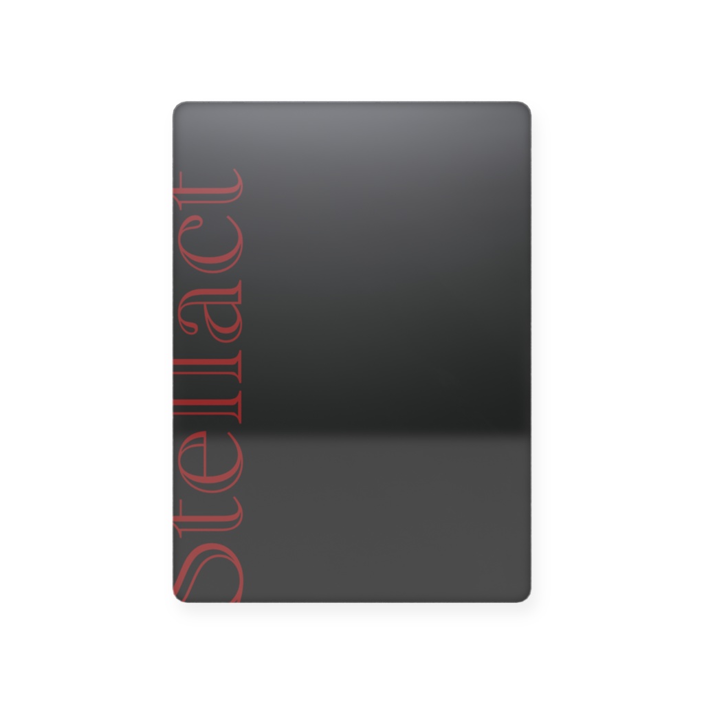 影山光座の名刺(演じて妬んで壊れそうだ)プラスチックカード