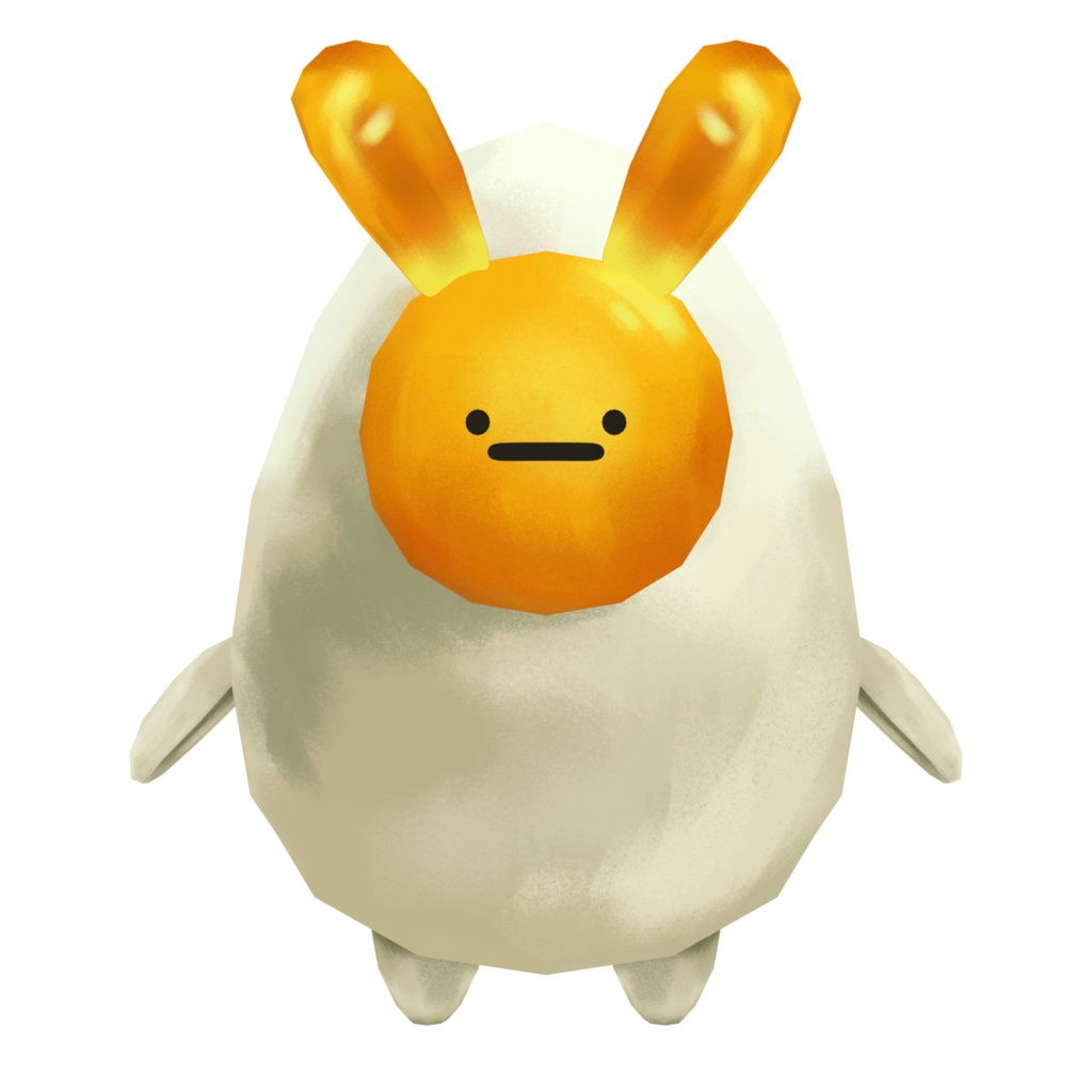 3Dアバター ウサギの卵黄 | bunny yolk