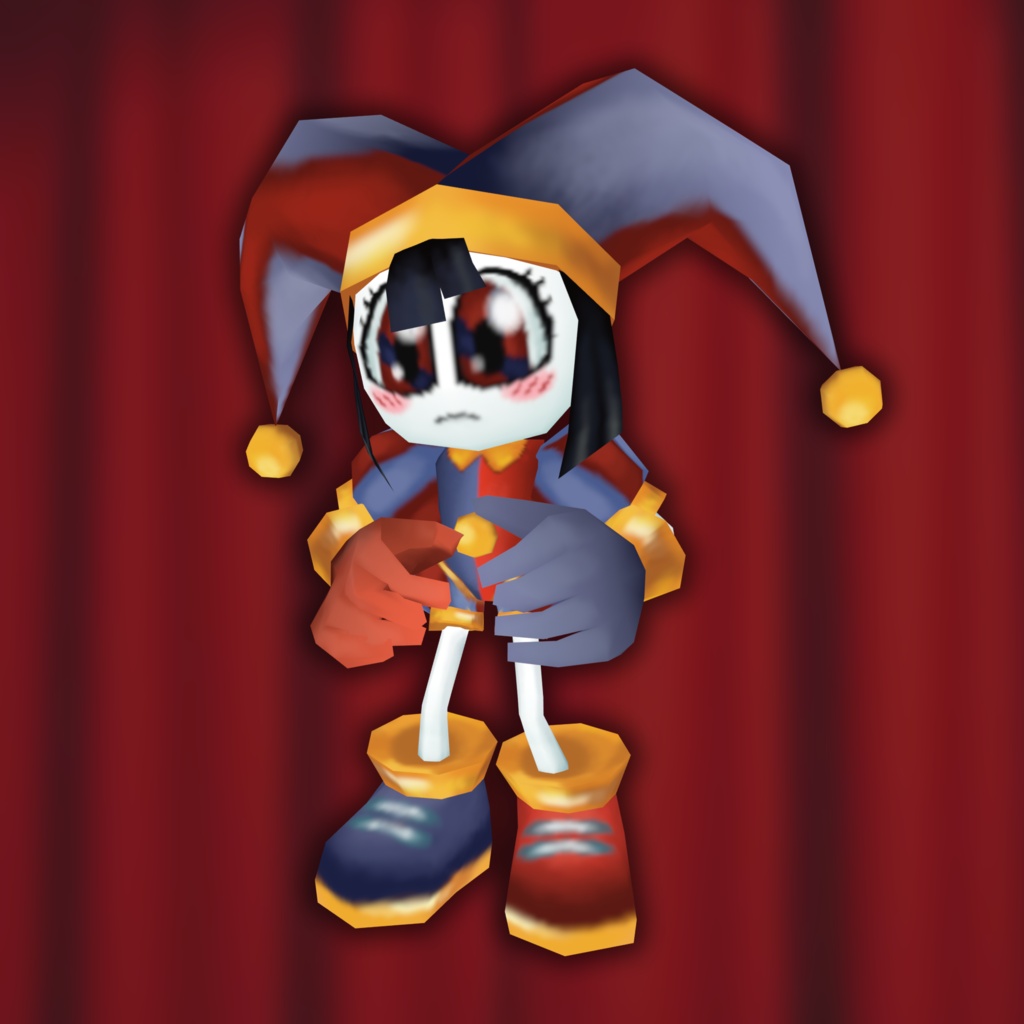The Amazing Digital Circus Retro 3D Model Pack | アメイジング・デジタル・サーカス レトロ3Dモデルパック