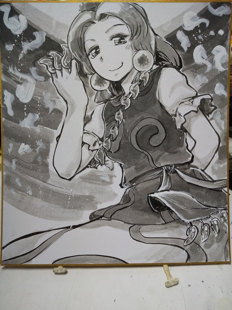 エア例大祭色紙・玉造魅須丸