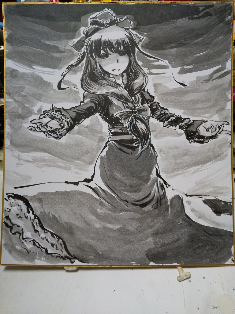 エア例大祭色紙・鍵山雛