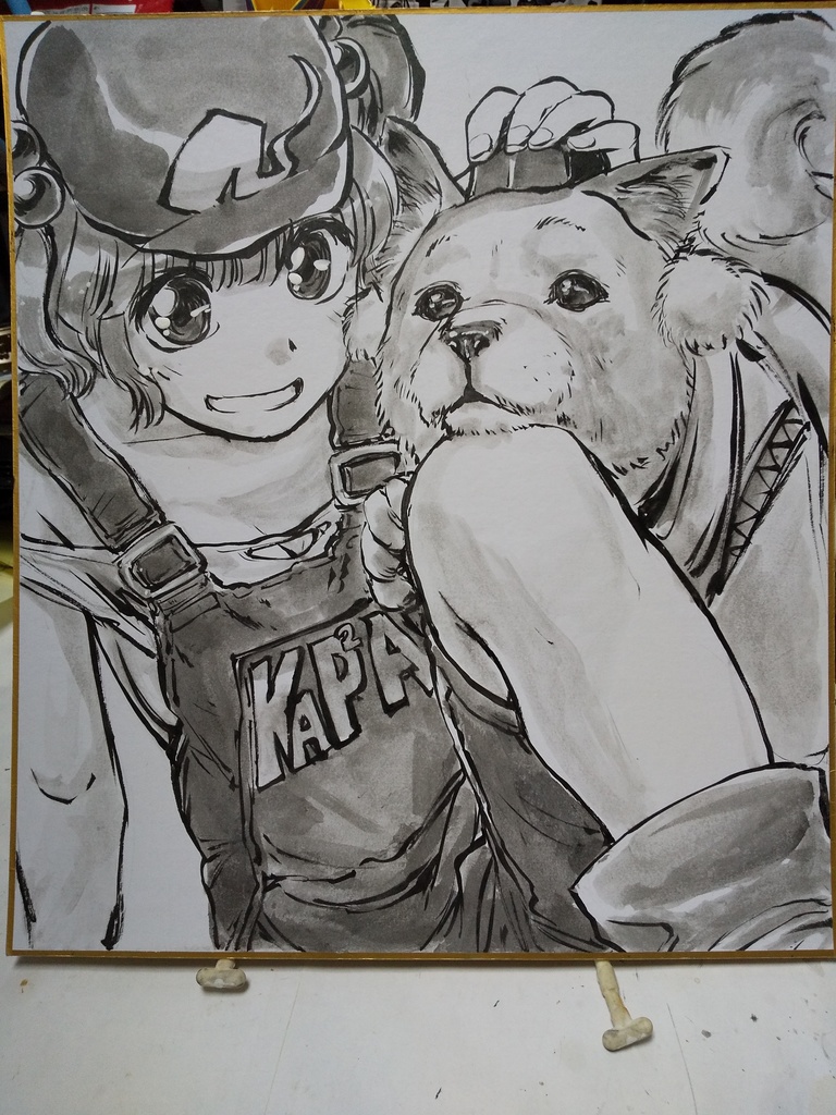 エア例大祭色紙・２月にとり