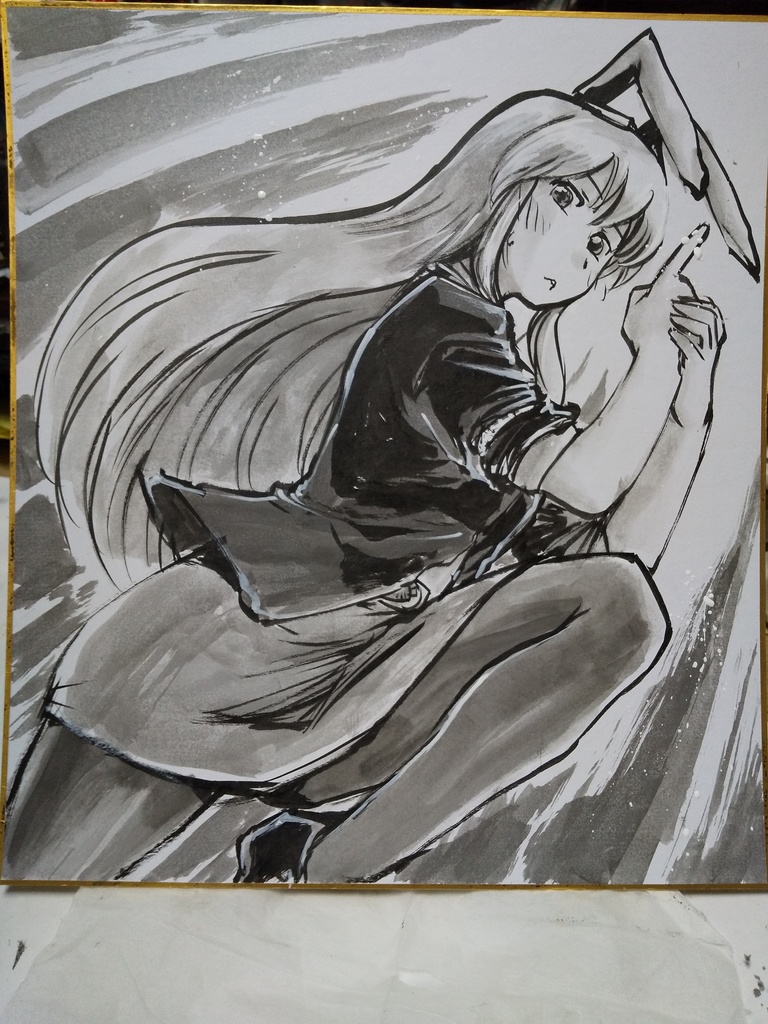 エア例大祭色紙・うどんげさん