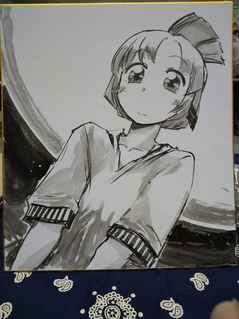 北海道コミティア15・イラスト色紙「閉会娘」 - stufquin - BOOTH