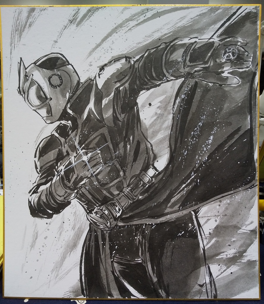 ２０２５冬コミイラスト色紙：ウィザード