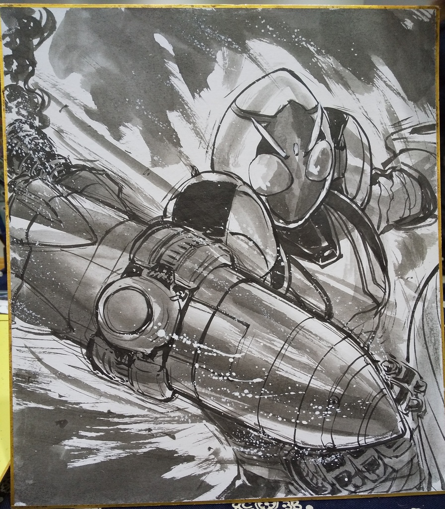 ２０２５冬コミイラスト色紙：フォーゼ