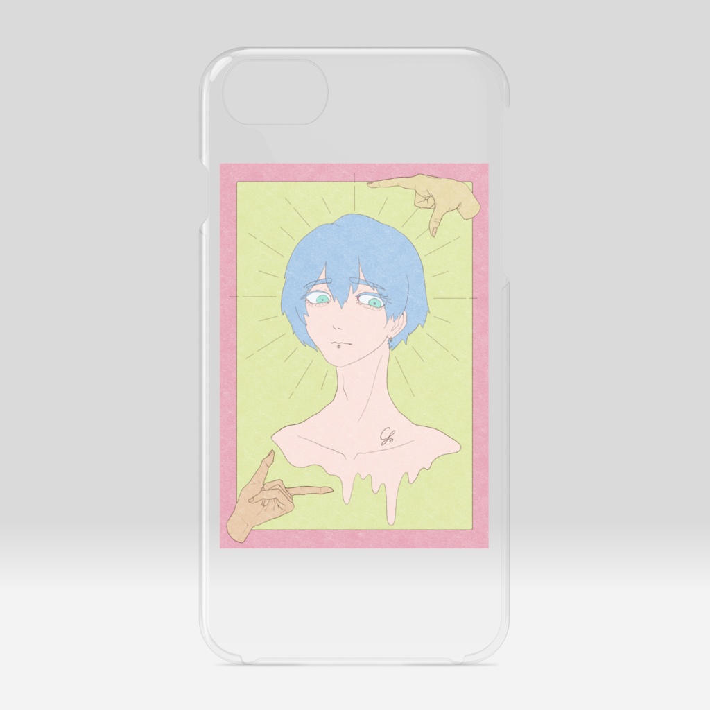 閃光　クリアiPhoneケース