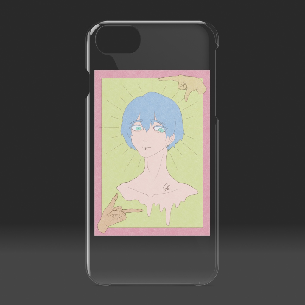 閃光 クリアiPhoneケース