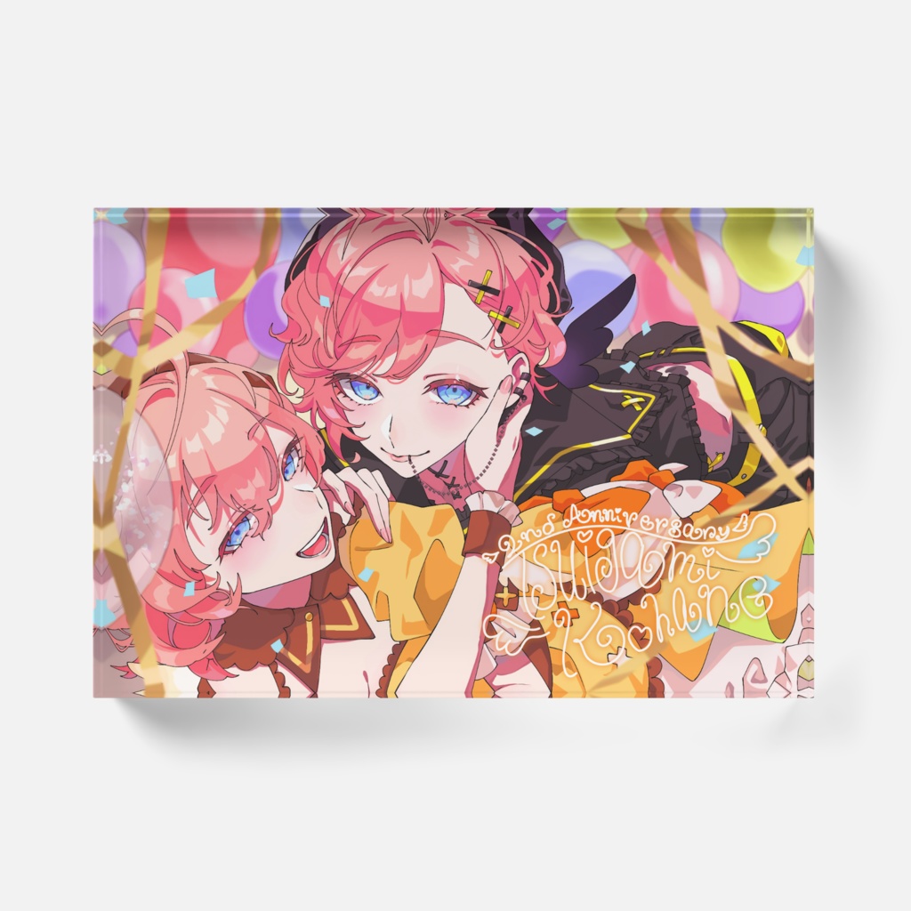 月皇こはね2周年記念アクリルブロック