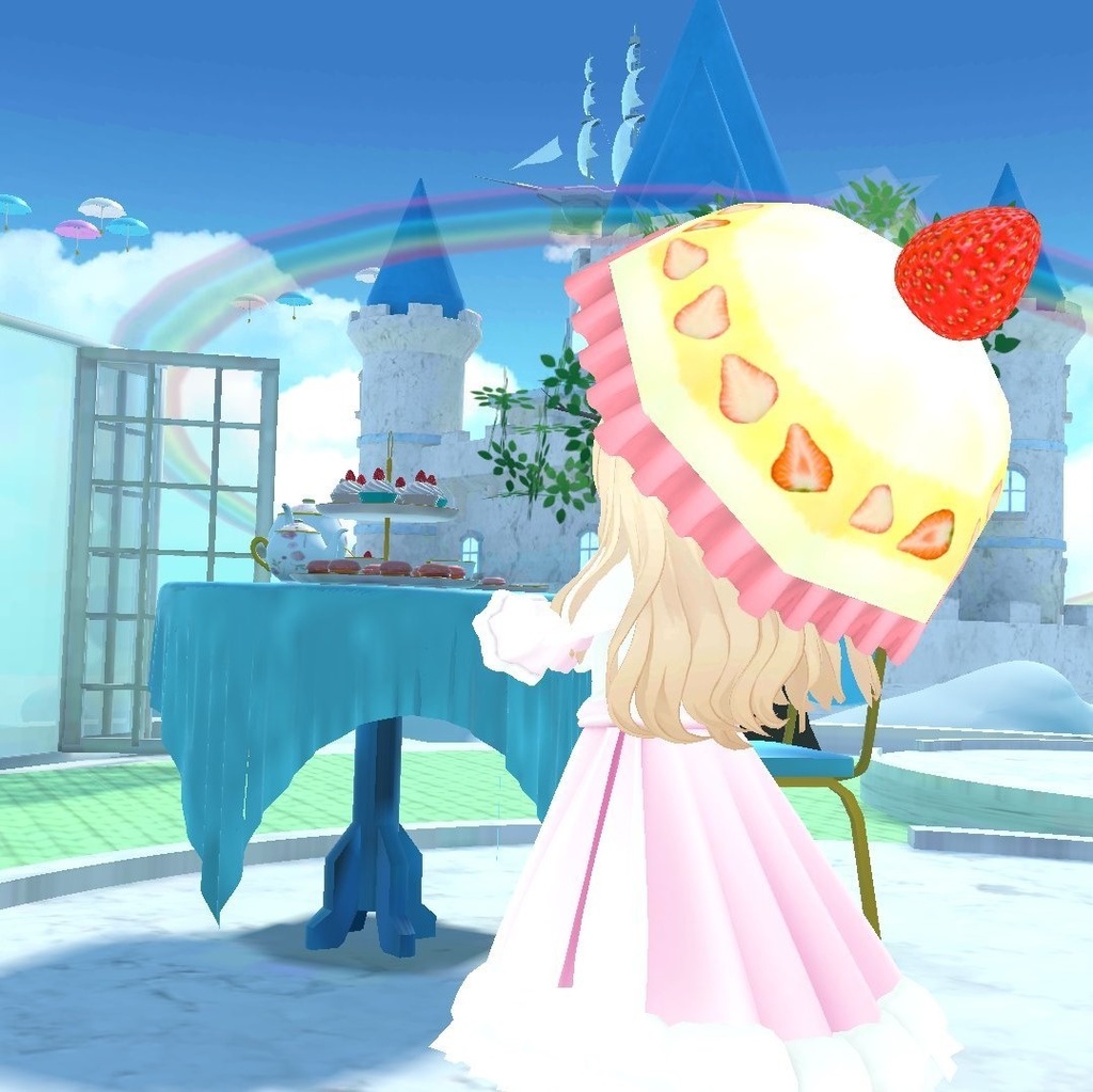 【ちまこぞく対応】Short cake umbrella&Pierce