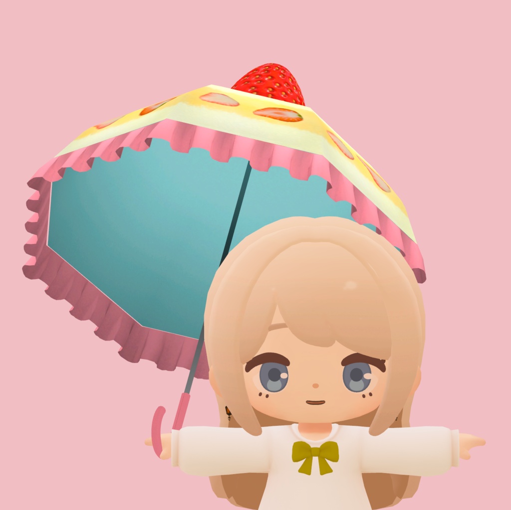 【ちまこぞく対応】Short cake umbrella&Pierce
