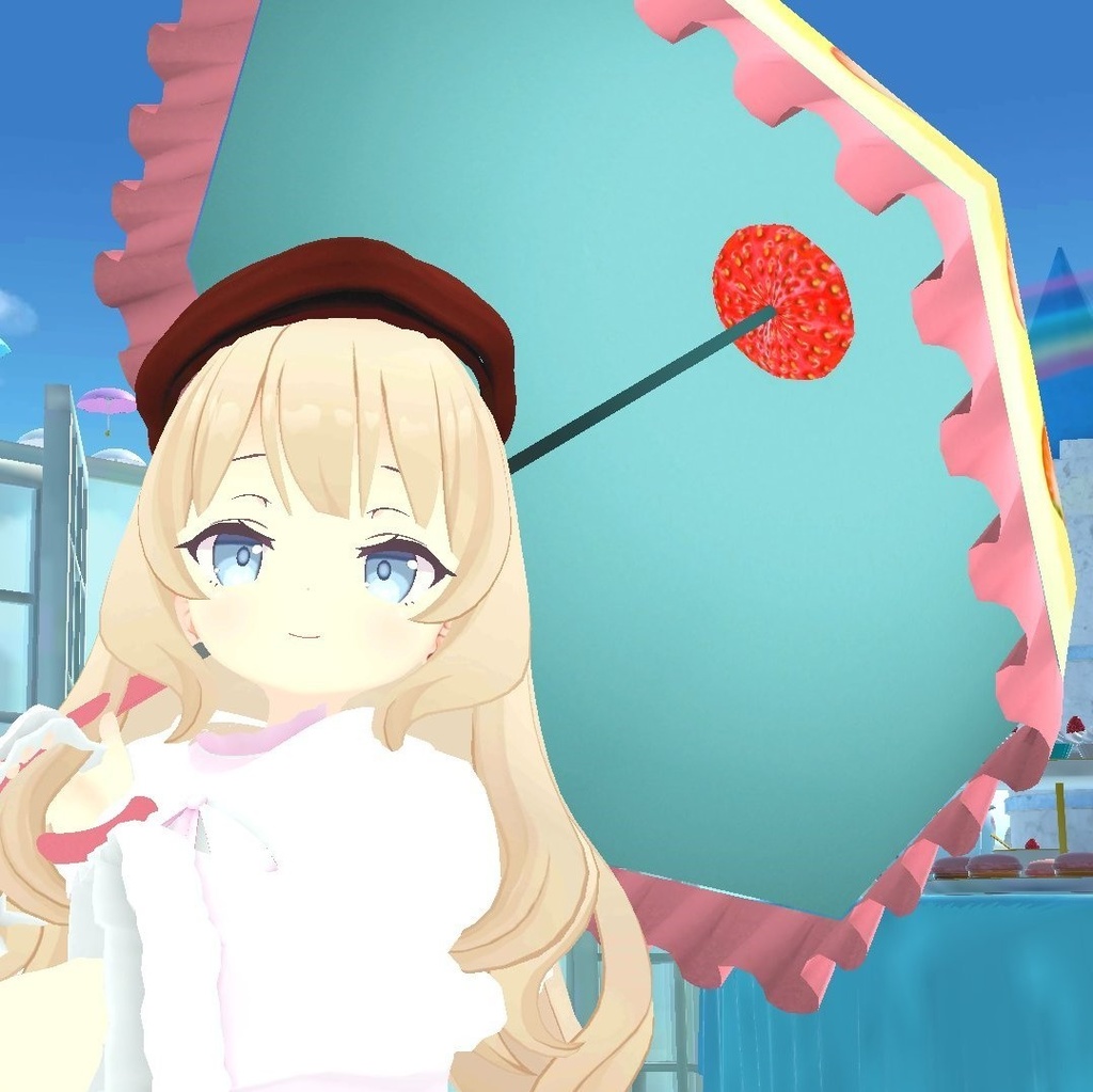 【ちまこぞく対応】Short cake umbrella&Pierce