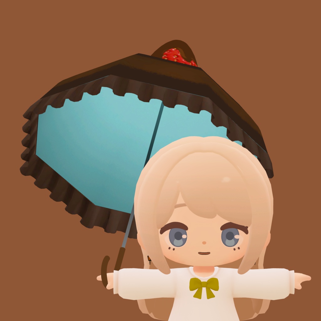 【ちまこぞく対応】Chococake umbrella&Pierce