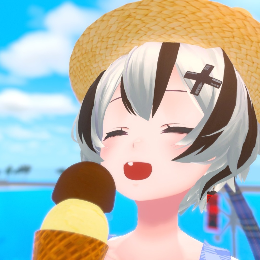 【ちまこぞく対応】ice cream summer hat