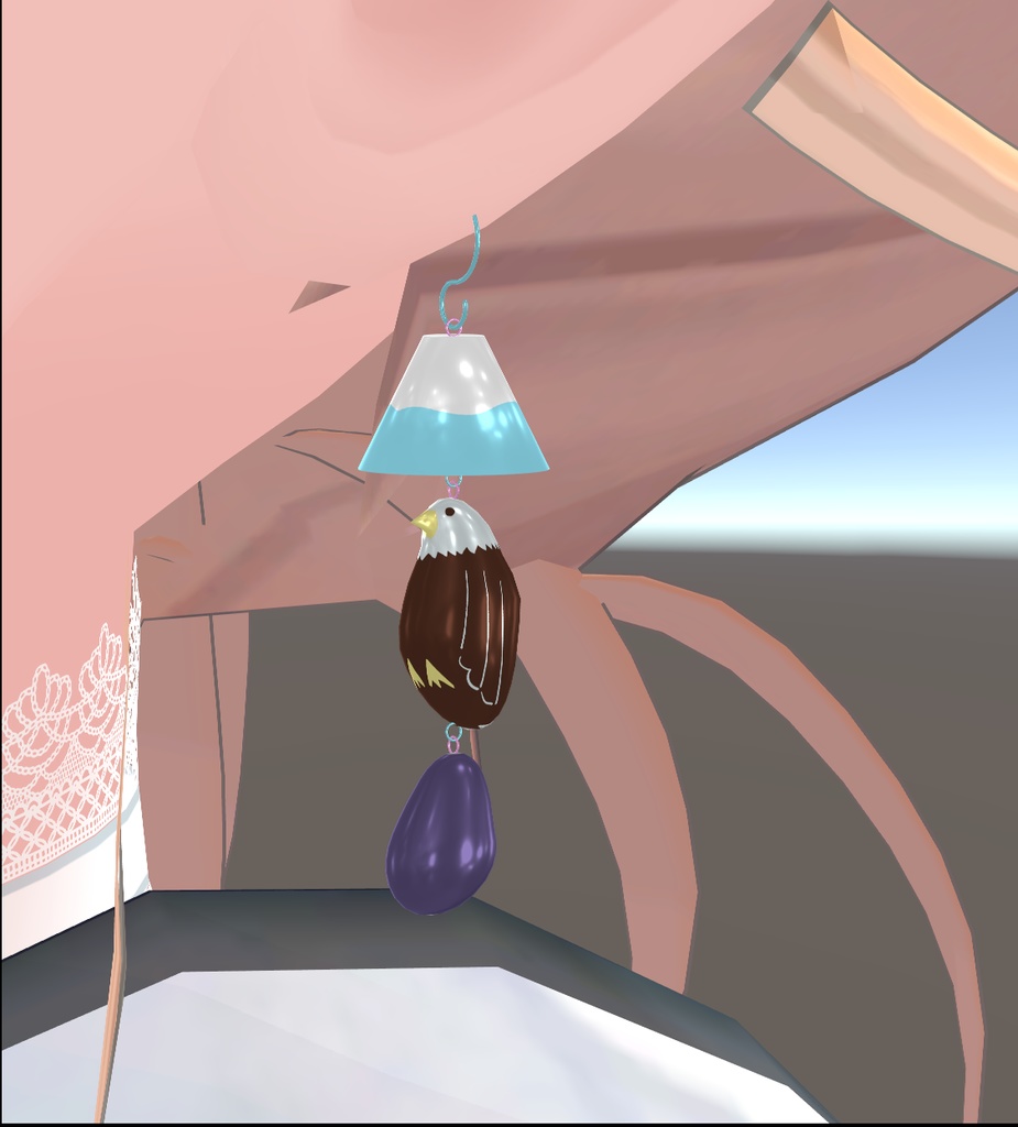 【無料】縁起がいい!New year pierce🗻🦅🍆