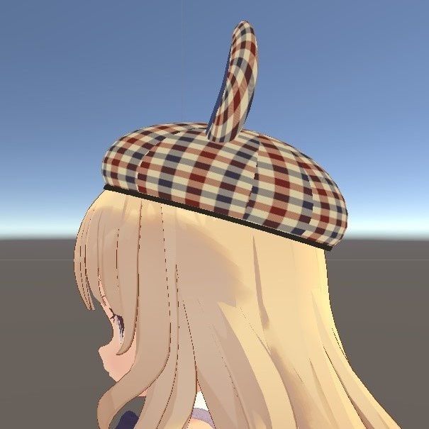 【ちまこぞく&Rusk & Eve対応】Casual Rabbit Beret / ゆれる!うさ耳ベレー帽子