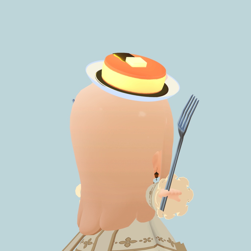 【Physbone】お皿から落ちない!?Pancake Accesary 3点セット