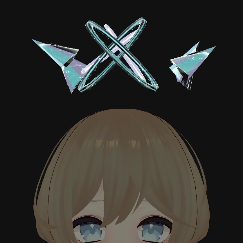 【Animation】まわる!光る!CYBER NEKOMIMI【サイバー×天使の輪×ねこみみ】