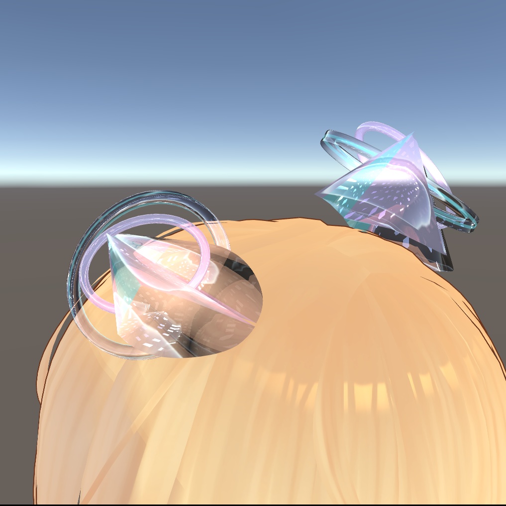 【Animation】まわる!光る!CYBER NEKOMIMI【サイバー×天使の輪×ねこみみ】