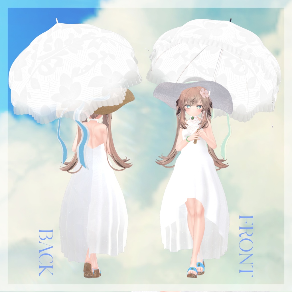 【22アバター対応✨胸チラギミック搭載✨】OJOU SUMMER