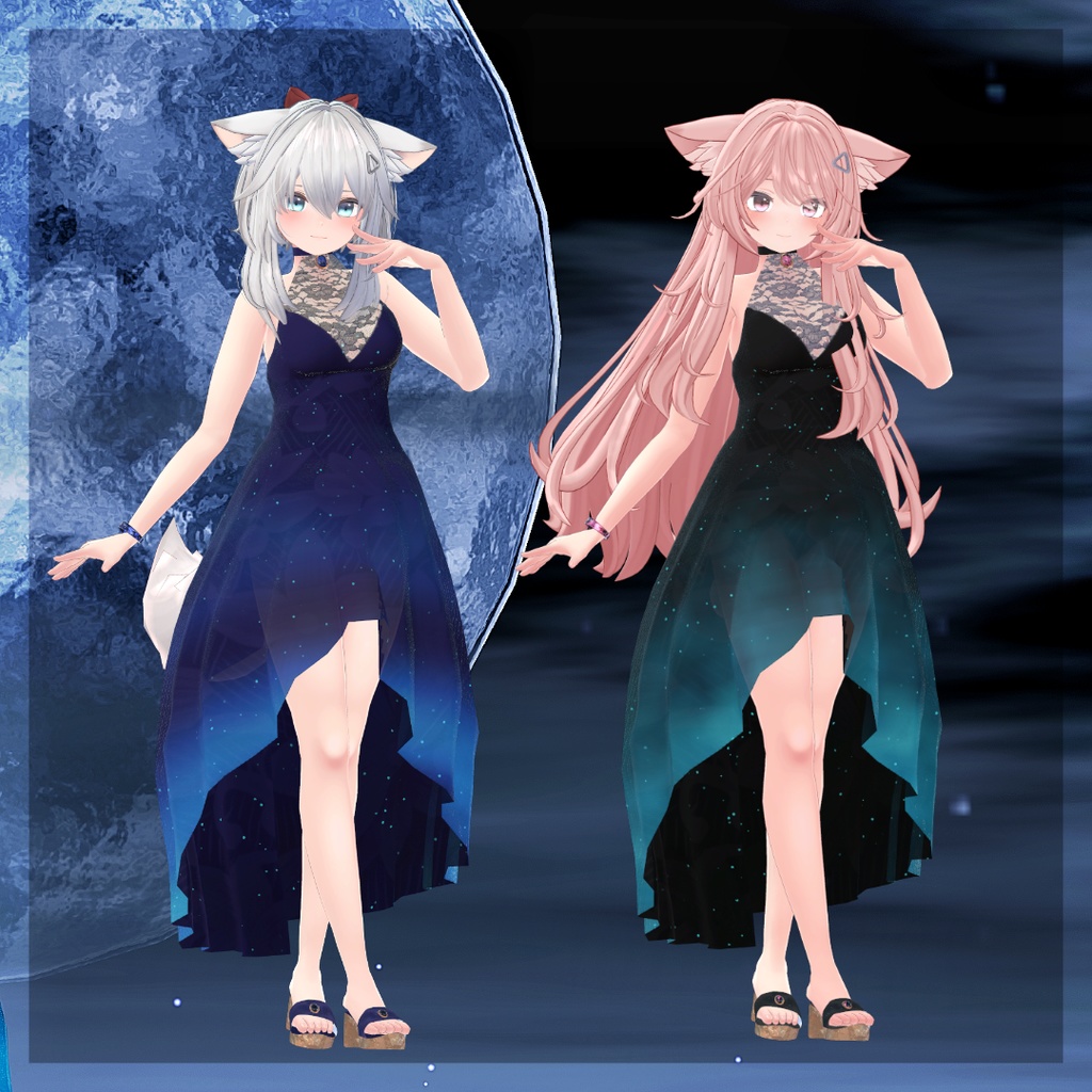 22アバター 動く!Summer Night Dress (追加マテリアル)