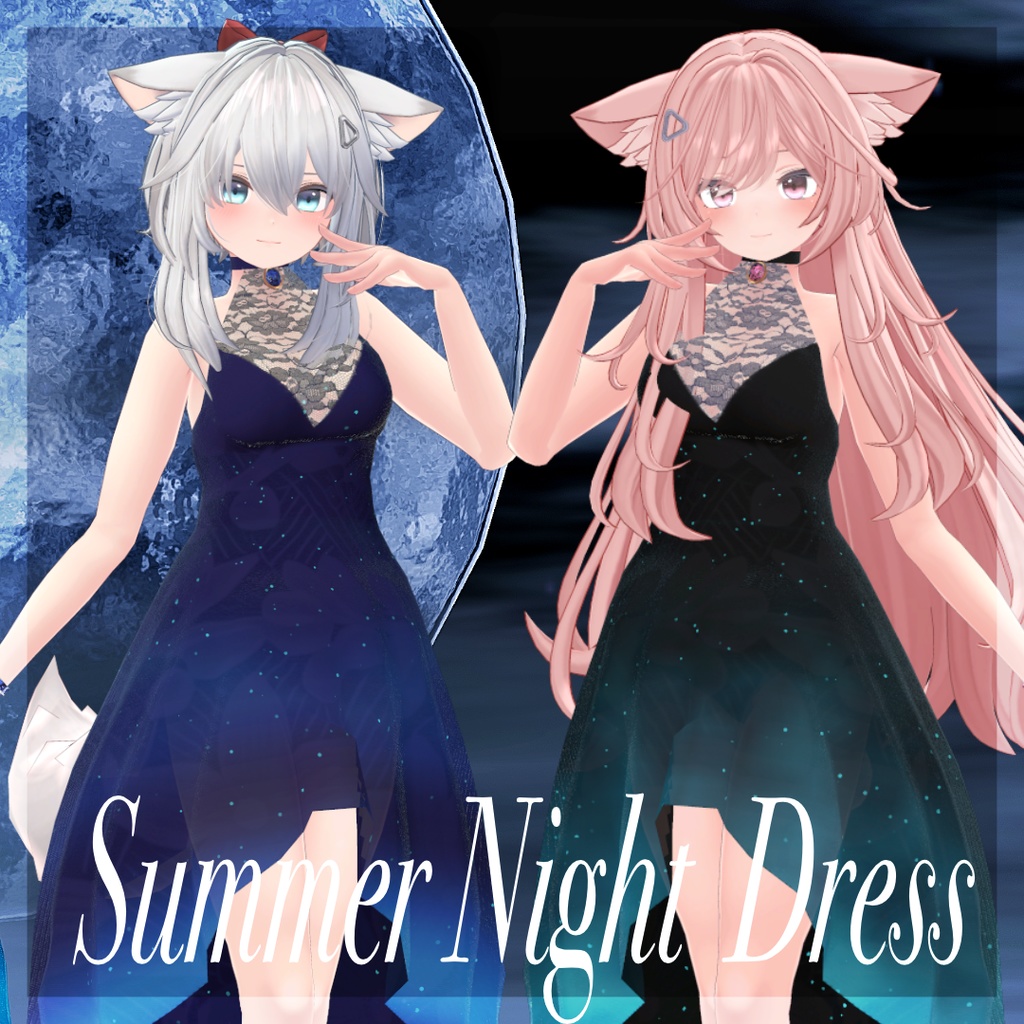 22アバター 動く!Summer Night Dress (追加マテリアル)