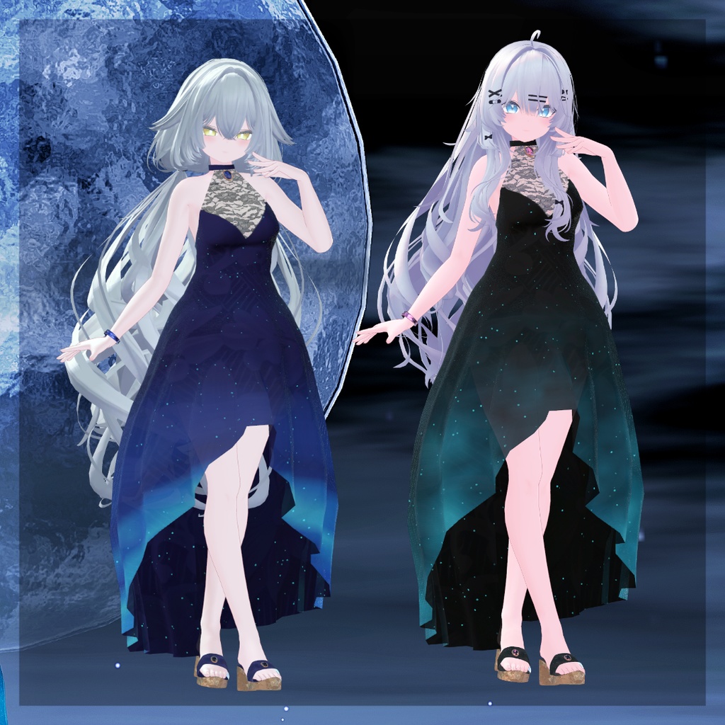 22アバター 動く!Summer Night Dress (追加マテリアル)