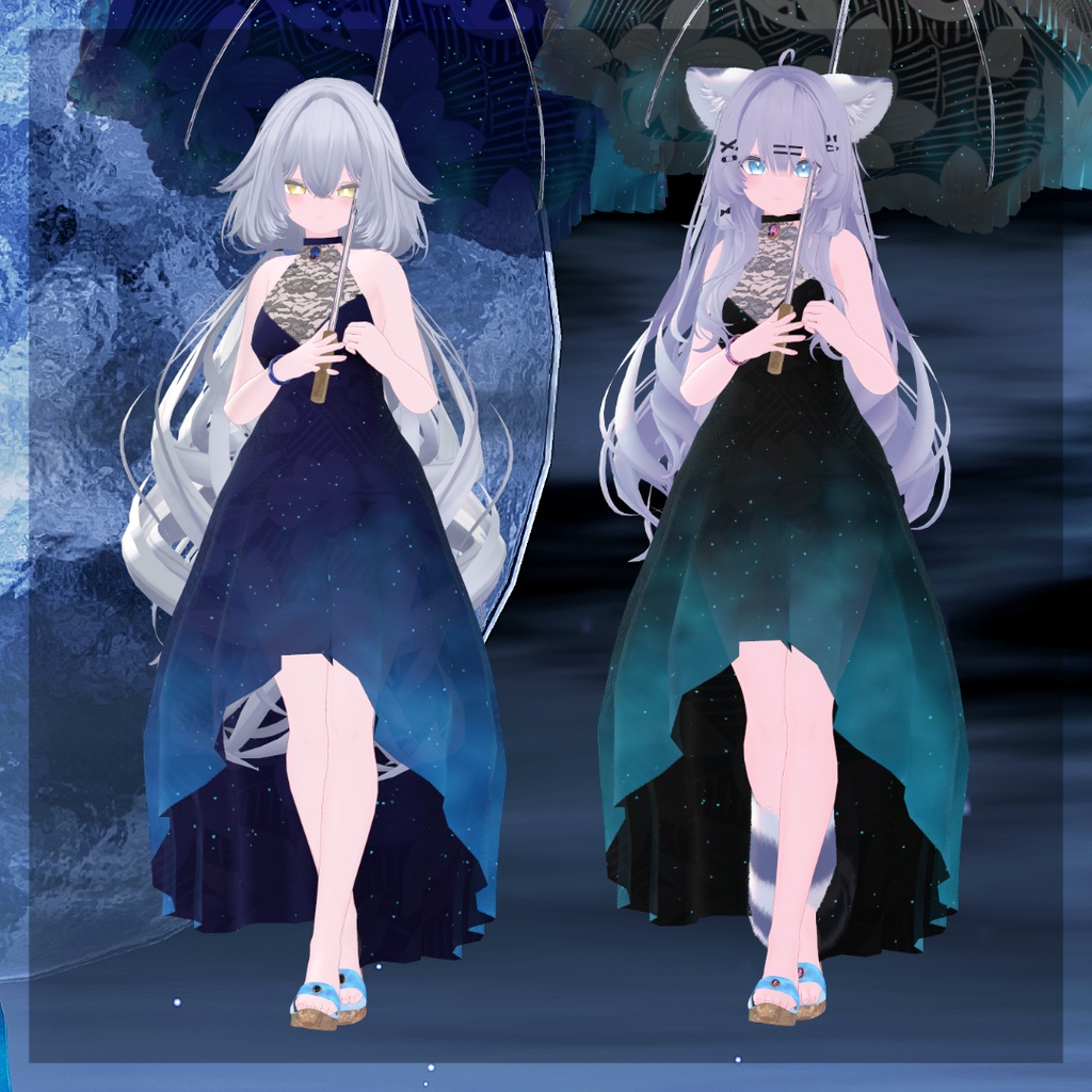 22アバター 動く!Summer Night Dress (追加マテリアル)