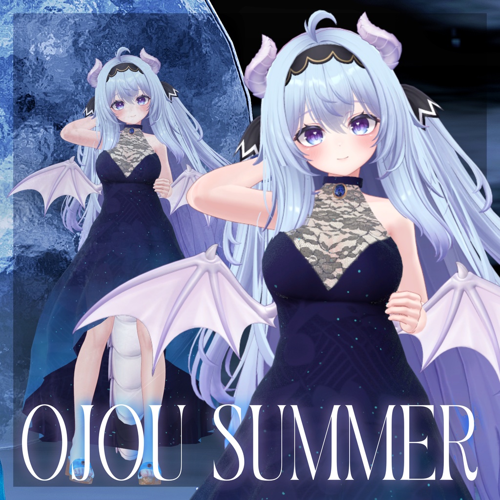 ✨9/19までセール✨21アバター 動く！Summer Night Dress (追加マテリアル）