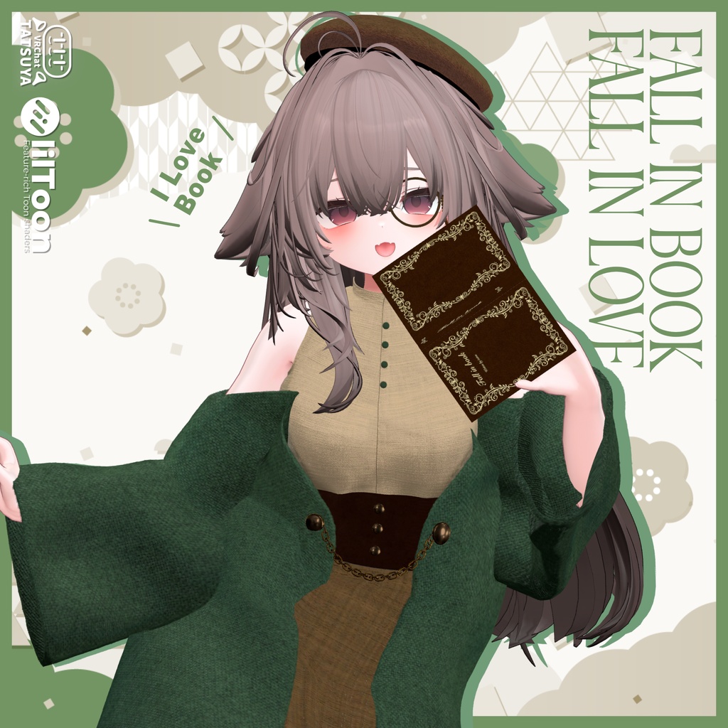 【31アバター対応】FALL IN BOOK,FALL IN LOVE #tatsu3D