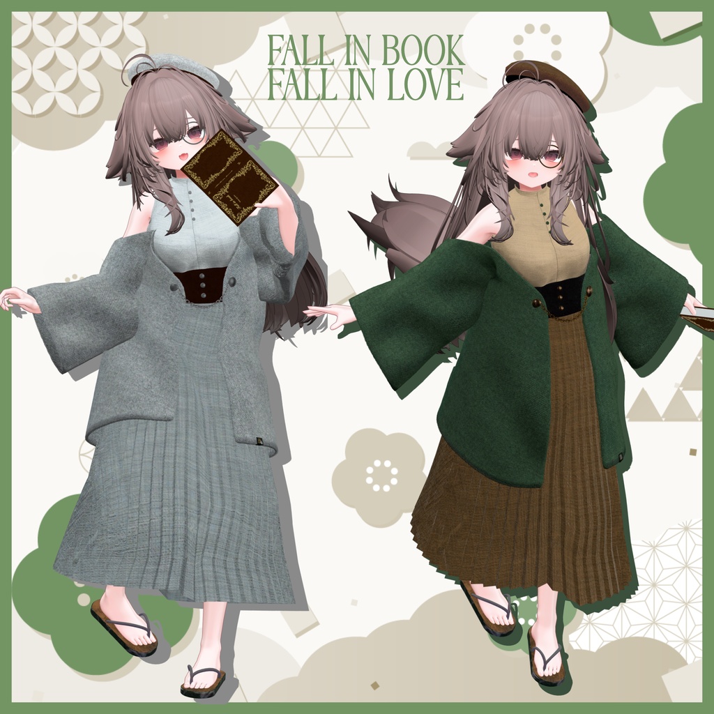 【31アバター対応】FALL IN BOOK,FALL IN LOVE #tatsu3D