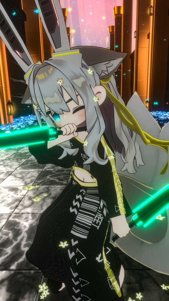 【無料】【YRST】Cyber tech Texture(追加マテリアル)【31アバター対応】