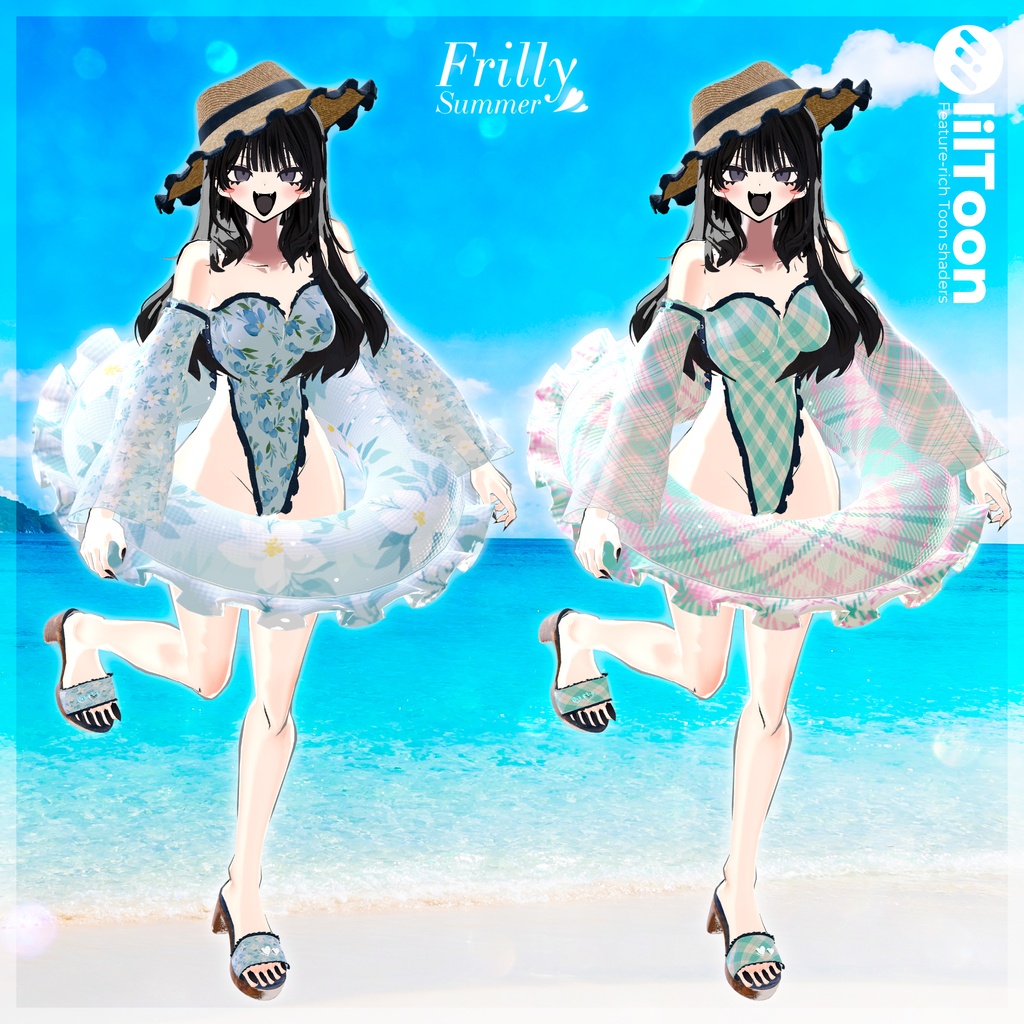 【🎐🏖️690円SALE🌴✨】【SIUSIU対応ページ】Frilly Summer #tatsu3d
