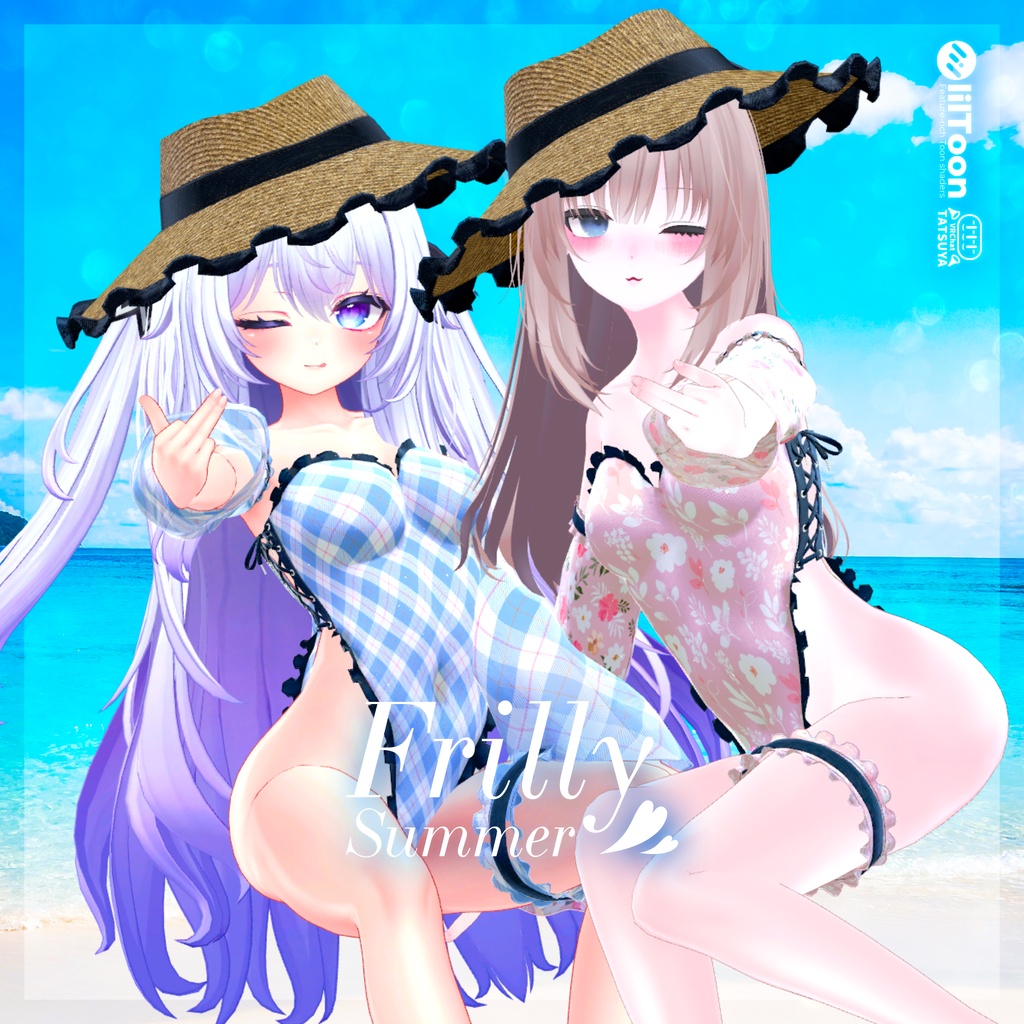 【🎐🏖️690円SALE🌴✨】【SIUSIU対応ページ】Frilly Summer #tatsu3d