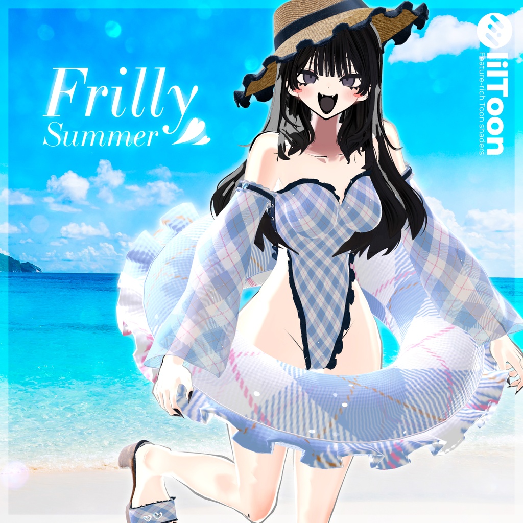 【🎐🏖️690円SALE🌴✨】【SIUSIU対応ページ】Frilly Summer #tatsu3d