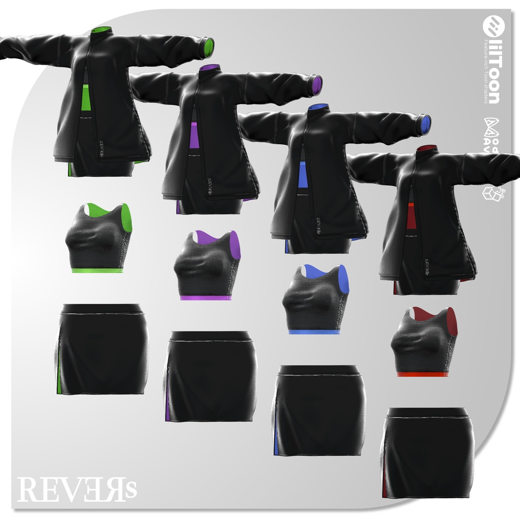 【✨SALE🎉】【7Avatar対応】REVERs #tatsu3d