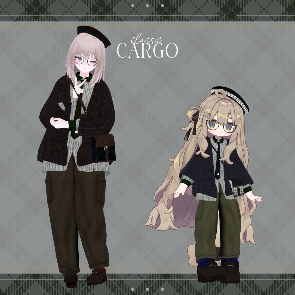 【🎉BIG SALE✨】【13アバター対応】classic Cargo #tatsu3D
