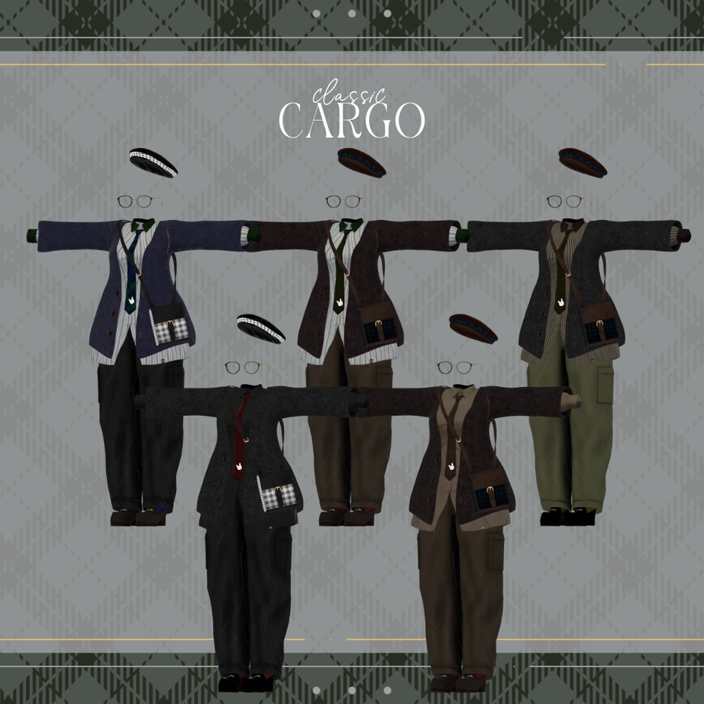【🎁無料あり✨】【🎉BIG SALE✨】【13アバター対応】classic Cargo #tatsu3D